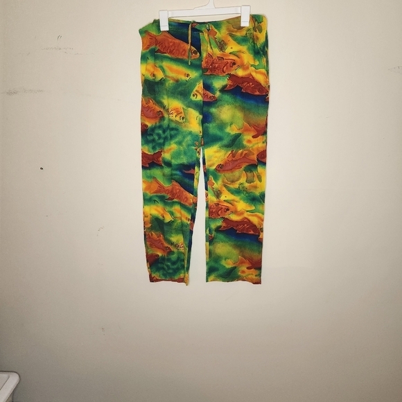 Mikey Mo Key West Linen Like Fish Tie Dye  Material Size Small - Picture 2 of 6